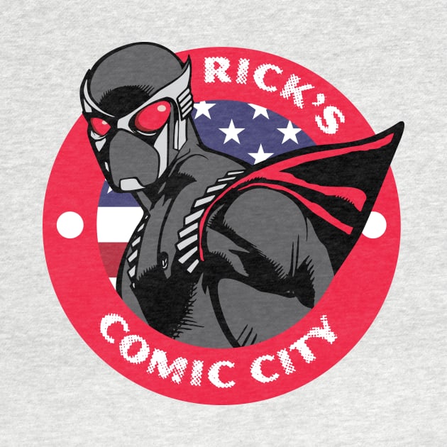 Rick's comic city logo 2 by RicksComicCity